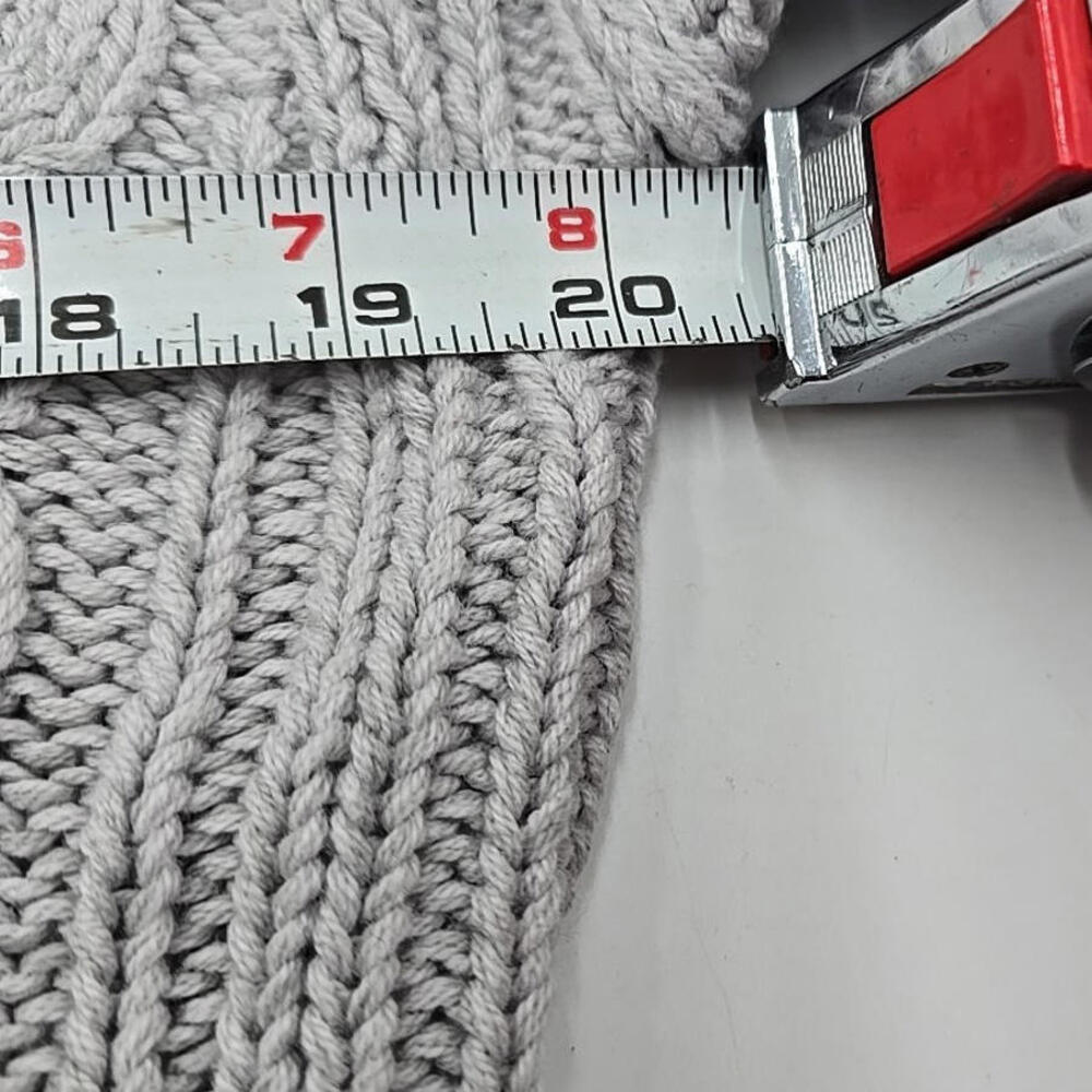 NWT AEROPOSTALE Chunky V-Neck Textured Cardigan SWEATER Y2K Grey S‎ - Picture 11 of 14